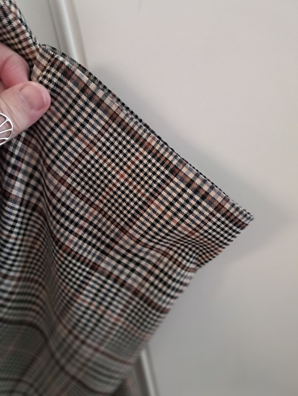 NEW DIRECTIONS Plaid Pants - Tan/Black - Picture 5 of 8